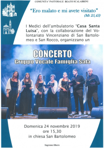 Concerto Ambulatorio: Gruppo Vocale Famiglia Sala